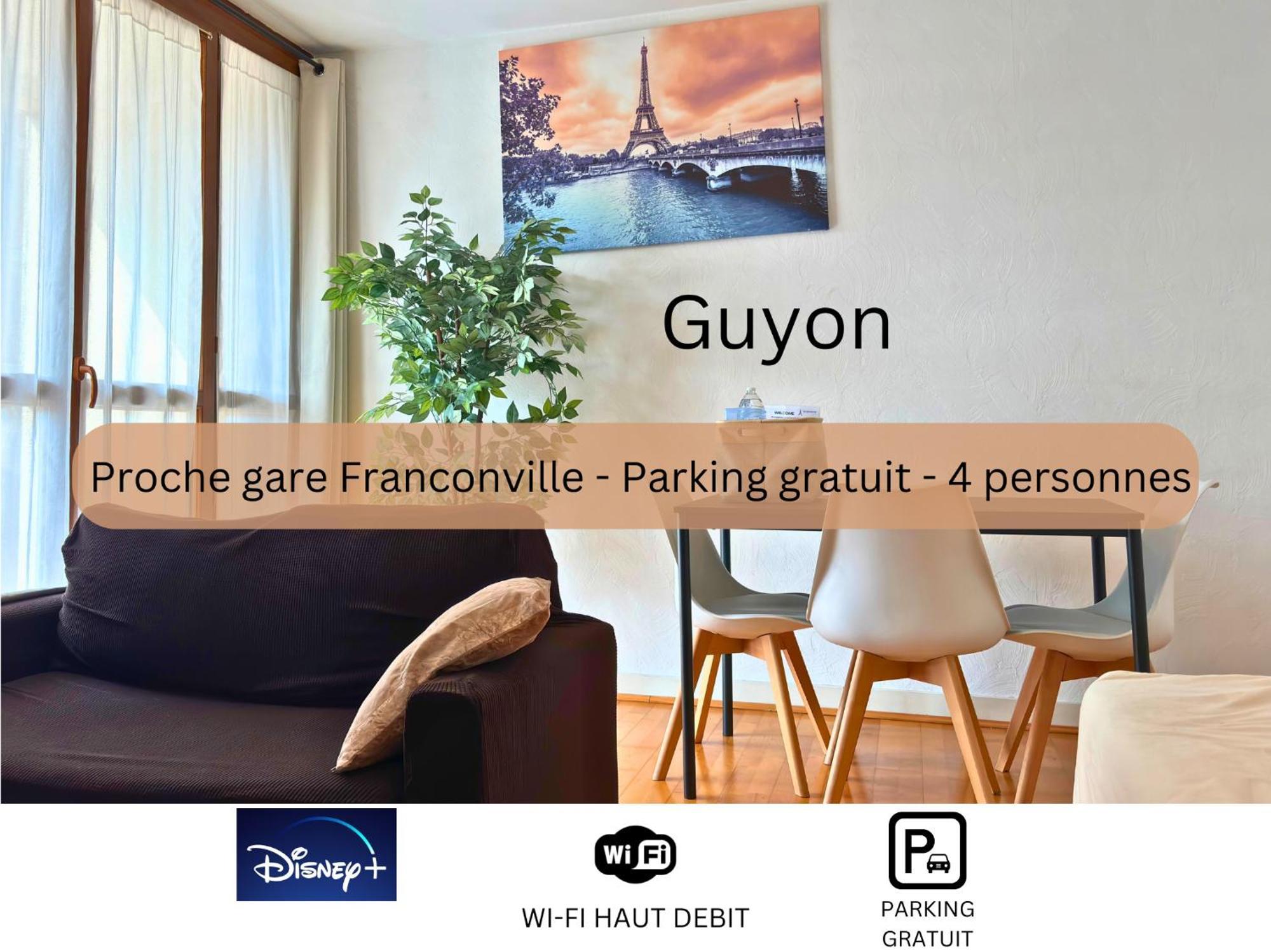 Guyon - Cosy Proche Gare Parking Facile - Balcon #Sirdest Διαμέρισμα Franconville  Εξωτερικό φωτογραφία